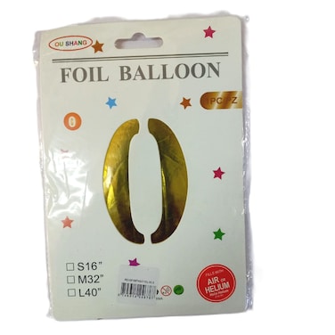 Pecker Birthday Foil No. Baloon 0