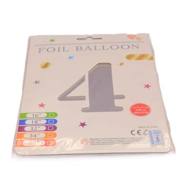 Pecker Birthday Foil No. Baloon 4