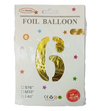 Pecker Birthday Foil No. Baloon 6