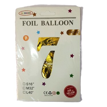 PECKER BIRTHDAY FOIL NO. BALOON 7