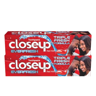 Closeup Red Hot Toothpaste 2x125g Twin Pack