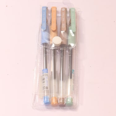 Pecker Gel Pens Blue 4 Pieces