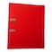 2 Ring Binder D Type A4 Red