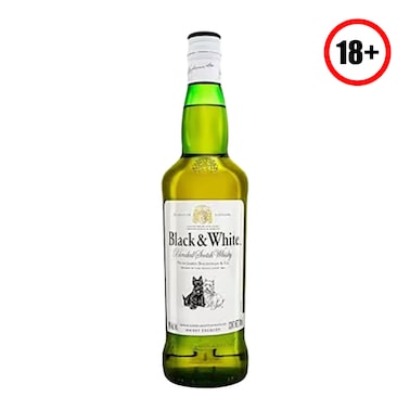 Black And White Blended Scotch Whiskey 1L