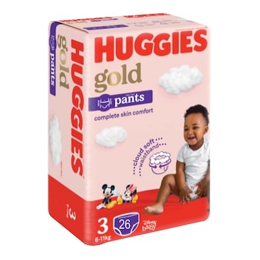 Huggies Unisex Pants 3 26Pcs