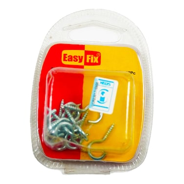 Easy Fix DIY Screw Hook 25Mm 12Pieces
