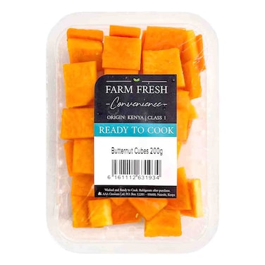 Farm Fresh Butternut Cubes 200g