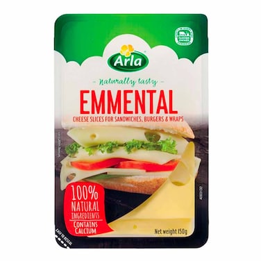 Arla Emmental Cheese Slices 150G
