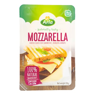 Arla Mozzarella Cheese Slices 150g
