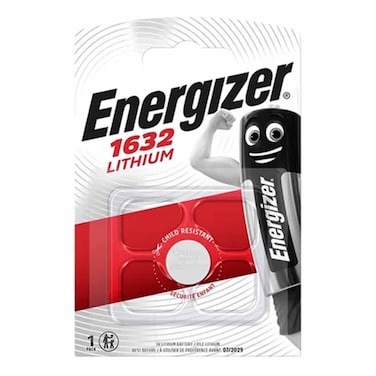 Energizer CR1632 3v Lithium Coin Battery Card 1