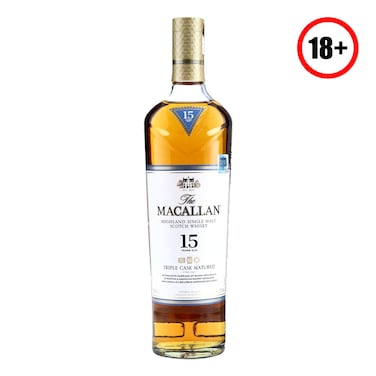The Macallan 15 Year Old Triple Cask Single Malt Scotch Whisky 700ml