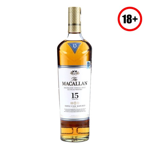 The Macallan 15 Year Old Triple Cask Single Malt Scotch Whisky 700ml