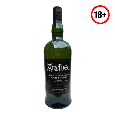 Ardbeg Islay Single Malt 10 Year Old Scotch Whisky 1L