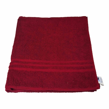 Estilo Bath Towel Plain Maroon