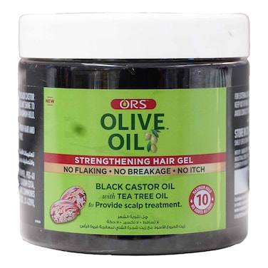 ORS Olive Oil Strengthening Hair Gel Black Castor Braid 250ml
