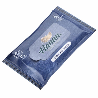Hanan Jeans Wet Wipes 15S