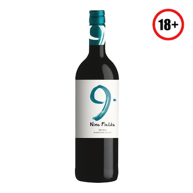 9 Nine Fields Merlot Wine 750Ml