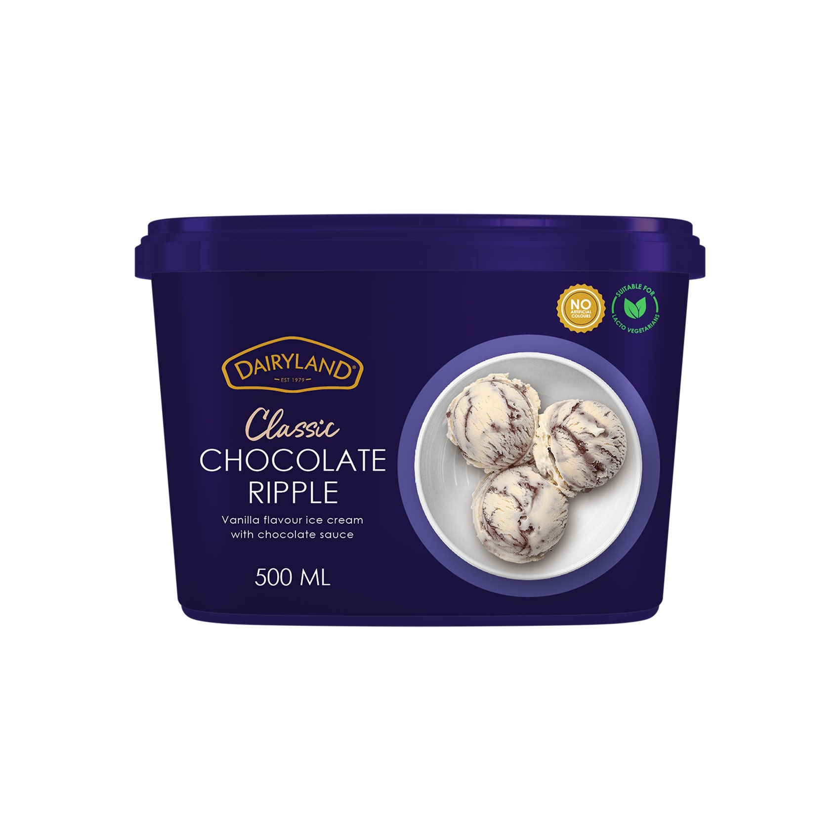Chocolate Ripple Ice Cream Dairyland Chocolate Ripple Ice Cream 175ml