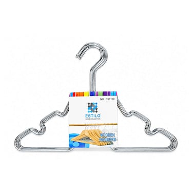 Estilo Steel Clothes Hangers 10 Pieces 161118