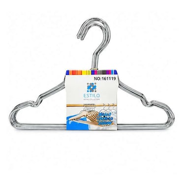 Estilo Steel Clothes Hangers 10 Pieces 161119