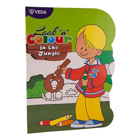 Veda 03CHB3003 Look &#39;N&#39; Color Book In The Jungle