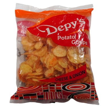 Depys Cheese And Onion Potato Crisps Chips 100G