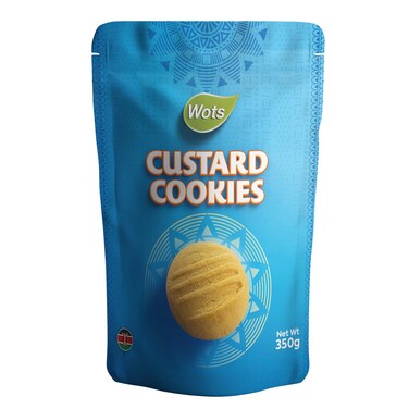 Wots Custard Cookies 350g