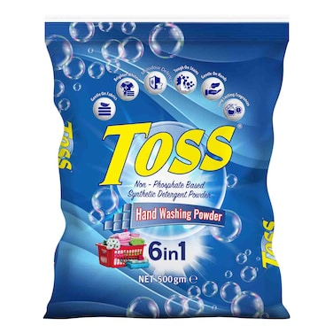 Toss Blue Detergent Powder Sachet 500g