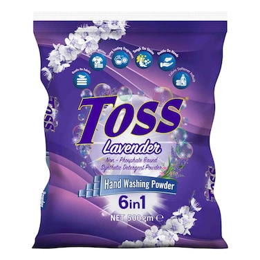 Toss Lavender Detergent Powder Sachet 500g