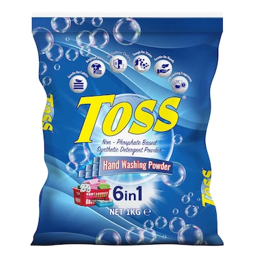Toss Blue Detergent Powder Sachet 1kg