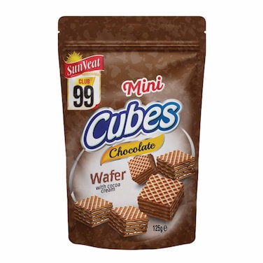 Sunveat Chocolate Wafers 125g