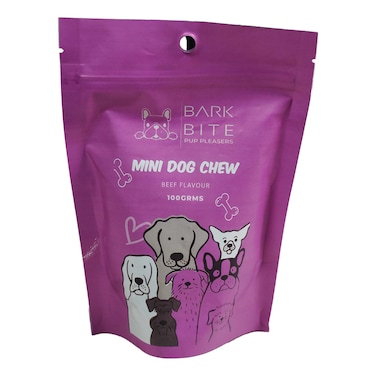 Bark Bite Mini Dog Chews Beef 100g