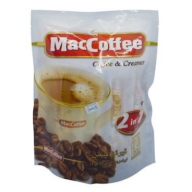 MacCoffee 2 In 1 Coffee Creamer 12g x Pack of 20