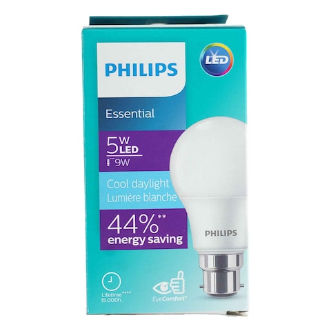 Philips Essential Led Bulb G3 5W B22 Cdl