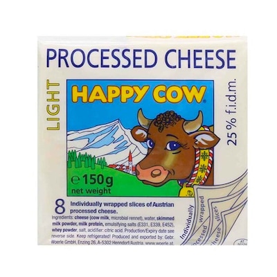 Happy Cow Light 8 Cheese Slices 150G