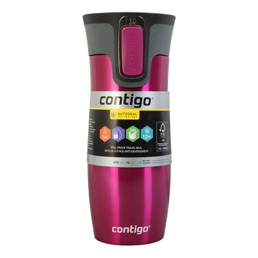 Contigo West Loop AUTOSEAL Travel Mug Raspberry 470ml