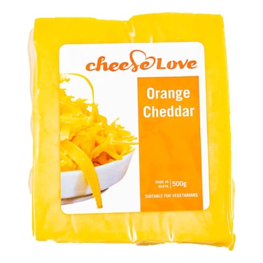 Cheeselove Orange Cheddar 500g