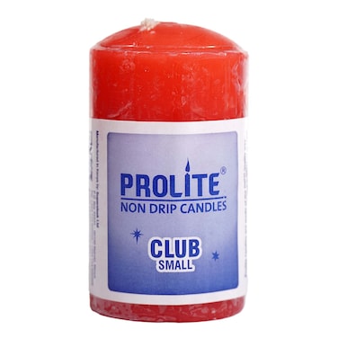 Prolite Fancy Candle Small Red 1Pc