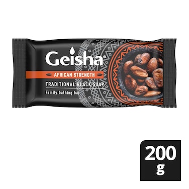 Geisha Black Natural Soap 200g