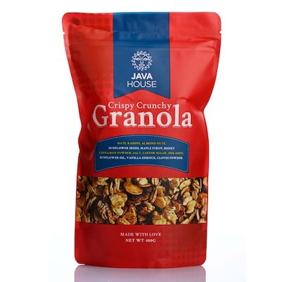 Java House Crispy Crunchy Granola Cereal 400g