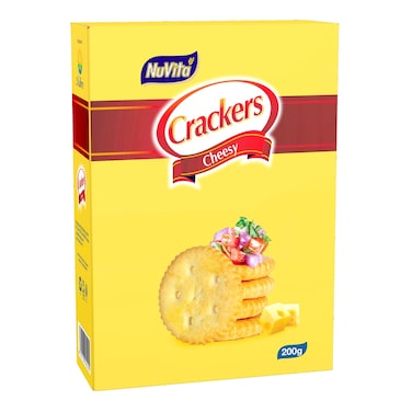 NUVITA CRACKERS CHEESE 200G