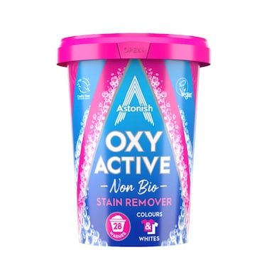 Astonish Oxy Active Non Bio Fabric Stain Remover 600g
