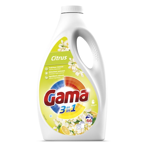 Gama Machine Laundry Liquid Citrus 3Ltr