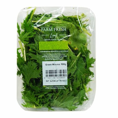 Farm Fresh Green Mizuna 100G