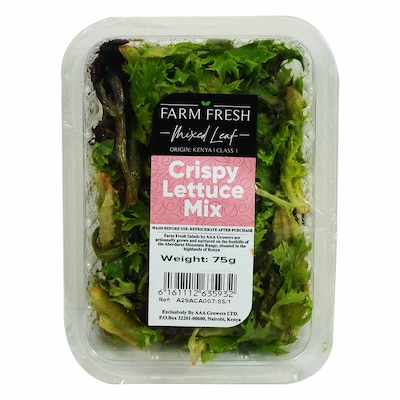 Farm Fresh Mix Leaves Crispy Salanova 75G