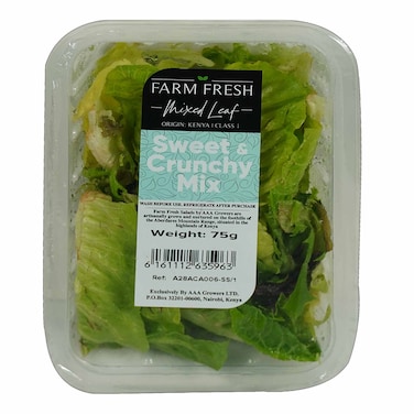 Farm Fresh Mixed Leaf Sweet &amp; Crunchy 75G