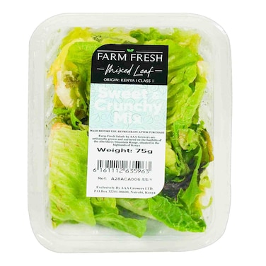 Farm Fresh Mixed Leaf Sweet &amp; Crunchy 75g