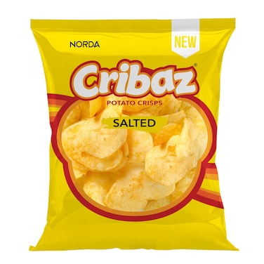Cribaz Salted Potato Chips 95G