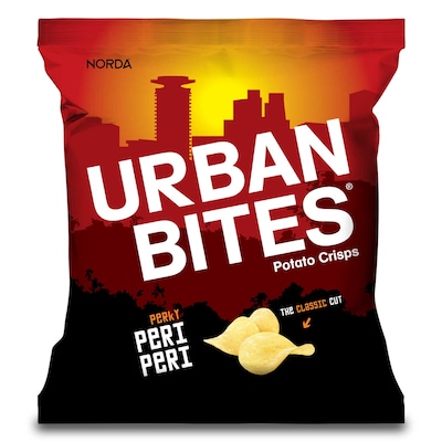 Urban Bites Perky Peri Peri Potato Chips 30G