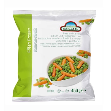 Greens Frozen Peas &amp; Carrots 450G